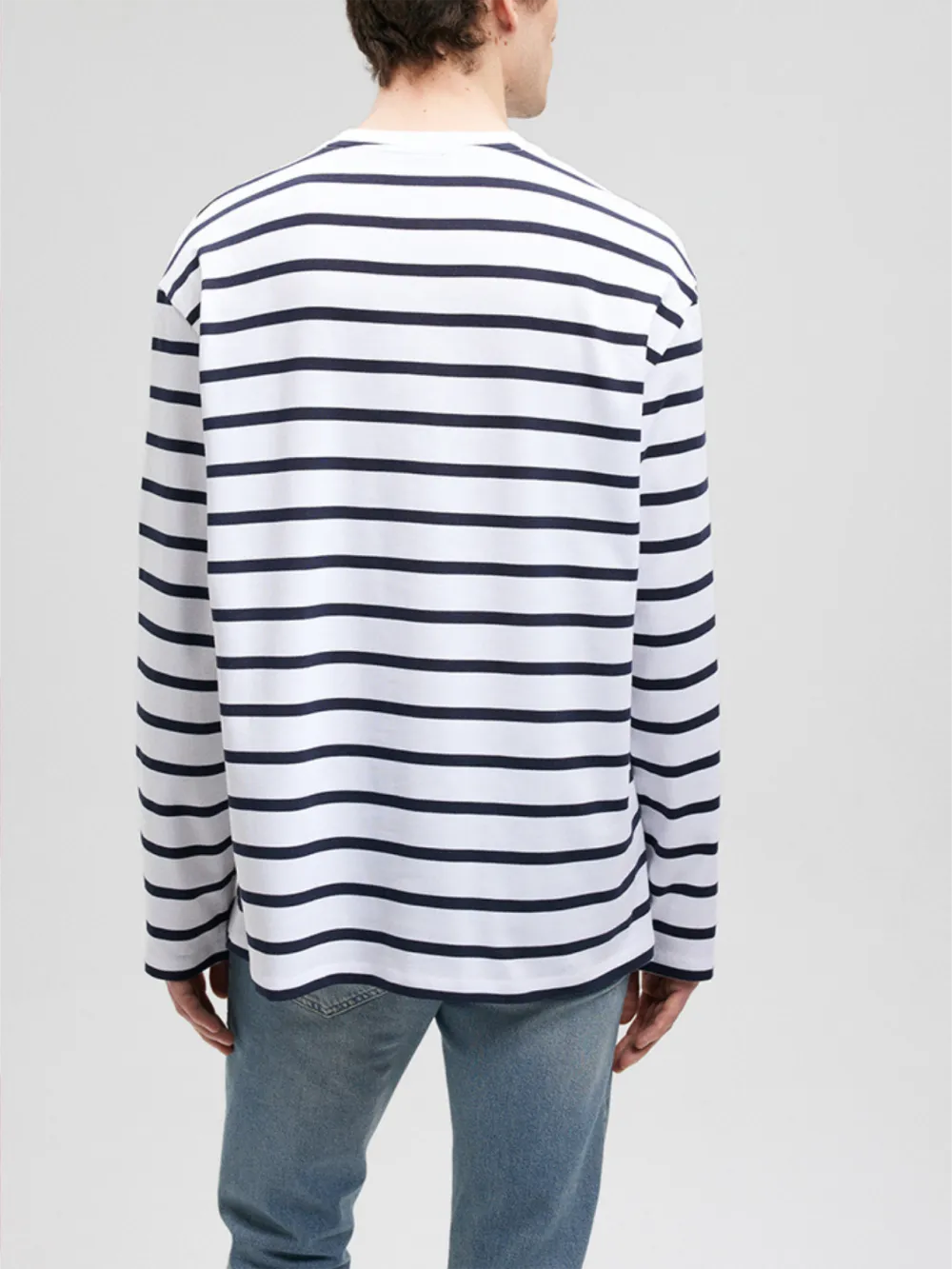 Striped Long - Sleeve Men's Shirt