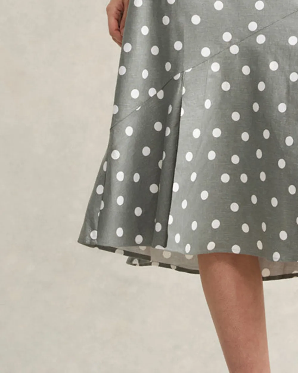 Printed Linen Skirt