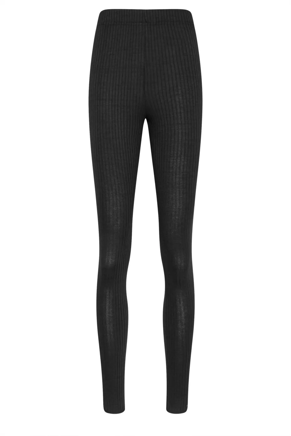 LTS ACTIVE Tall Black Ribbed Leggings