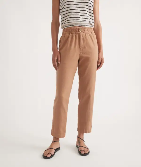Desert Hue Cropped Trousers