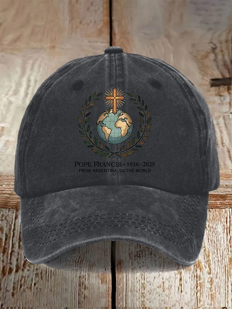 Men And Women's Pf 1936-2025 From Argentina To The World Washed Baseball Cap