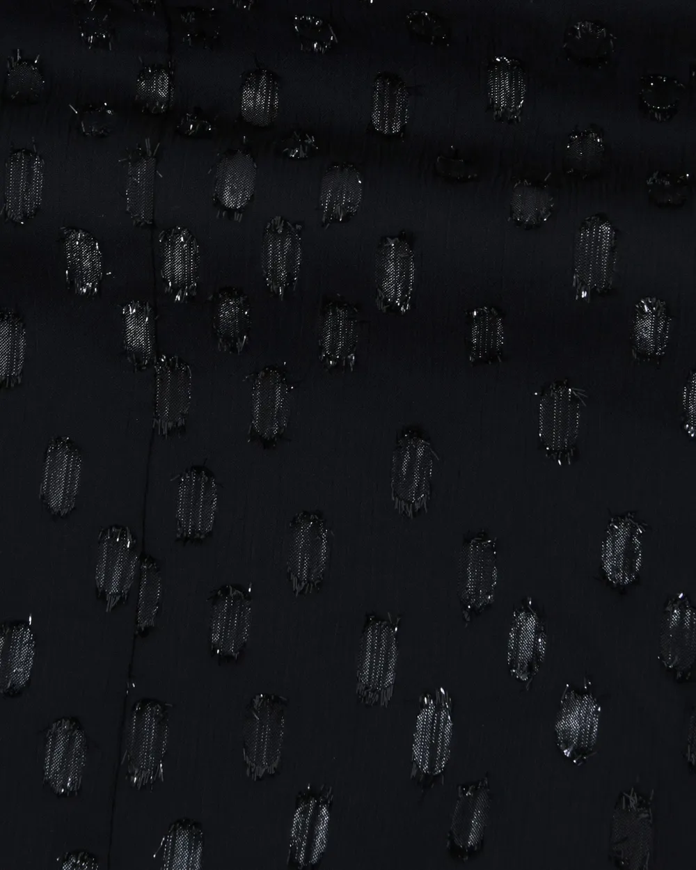 Circular Print Pattern Glitter Mini Dress