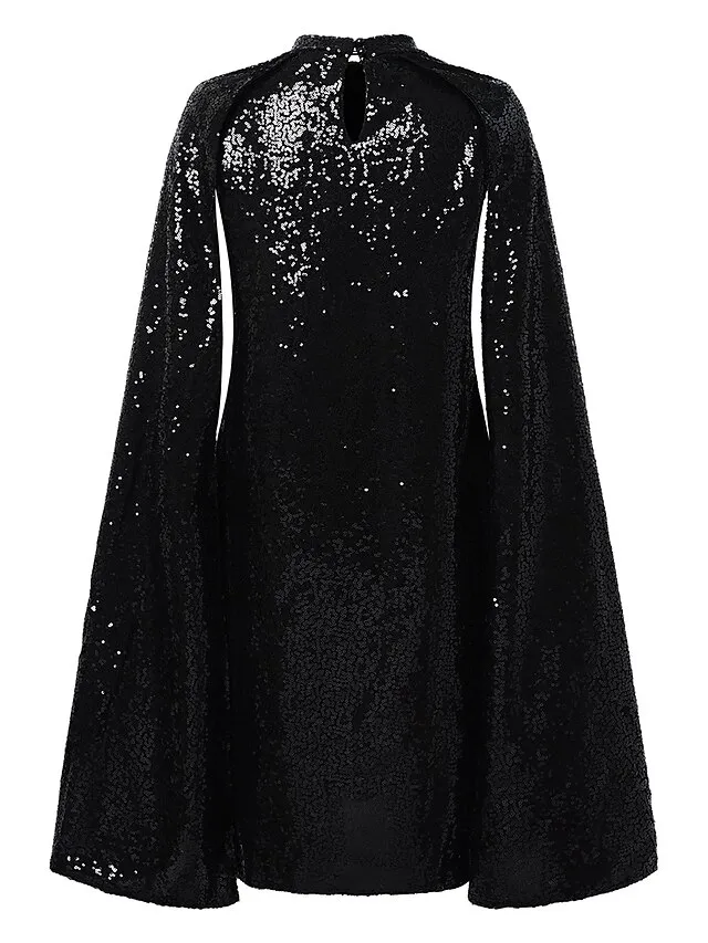 Women‘s Semi Formal Party Dress Sequin Dress Short Mini Dress Silver Gold Sleeveless Pure Color Sequins Split Spring Summer Crew Neck Stylish Elegant 2023 S M L XL XXL