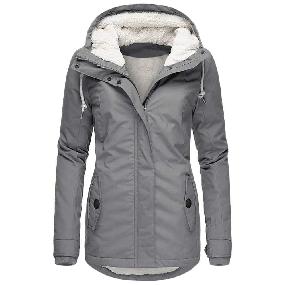 Women's winter coat with hood