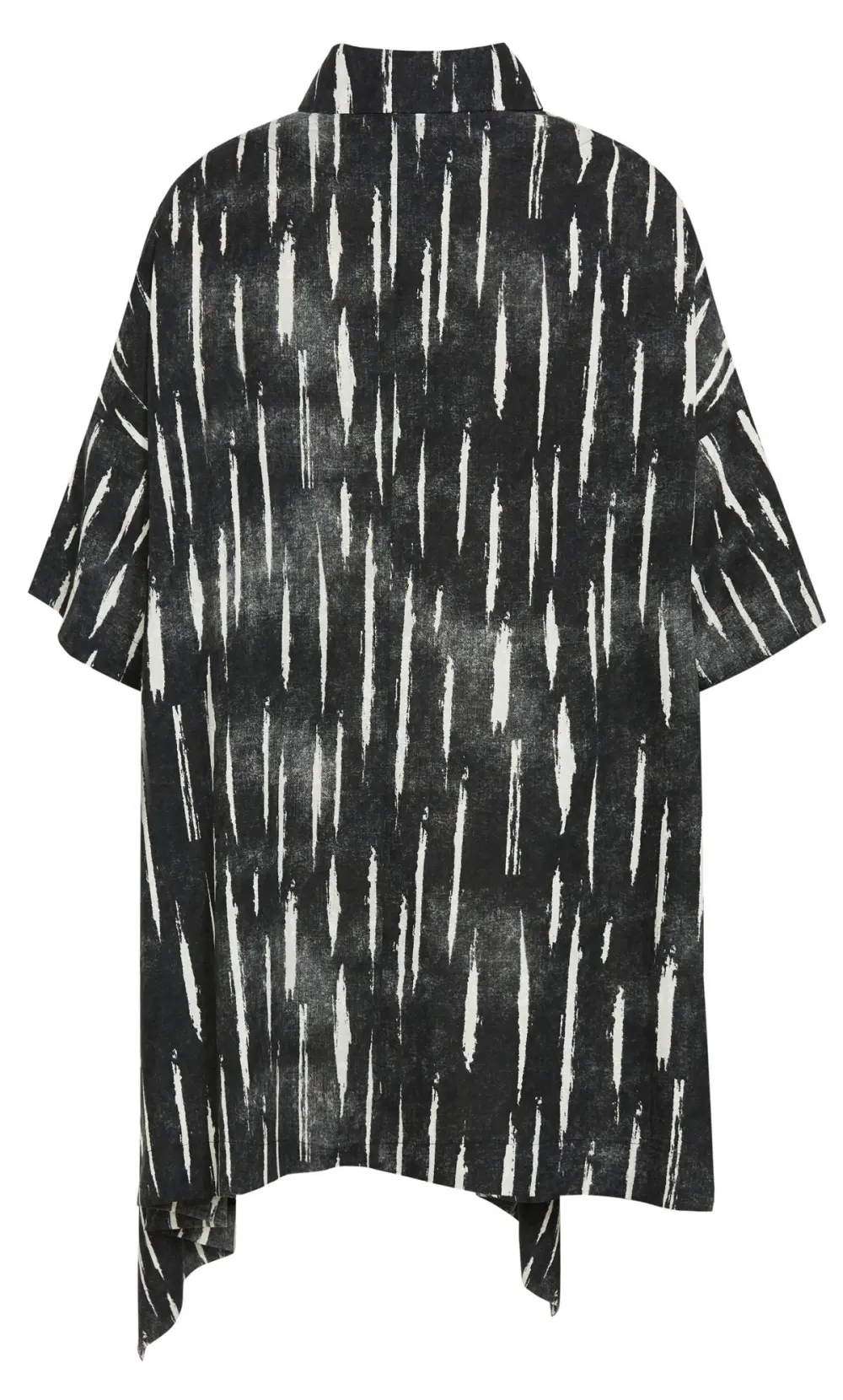 Evans Black Stripe Cape Jacket