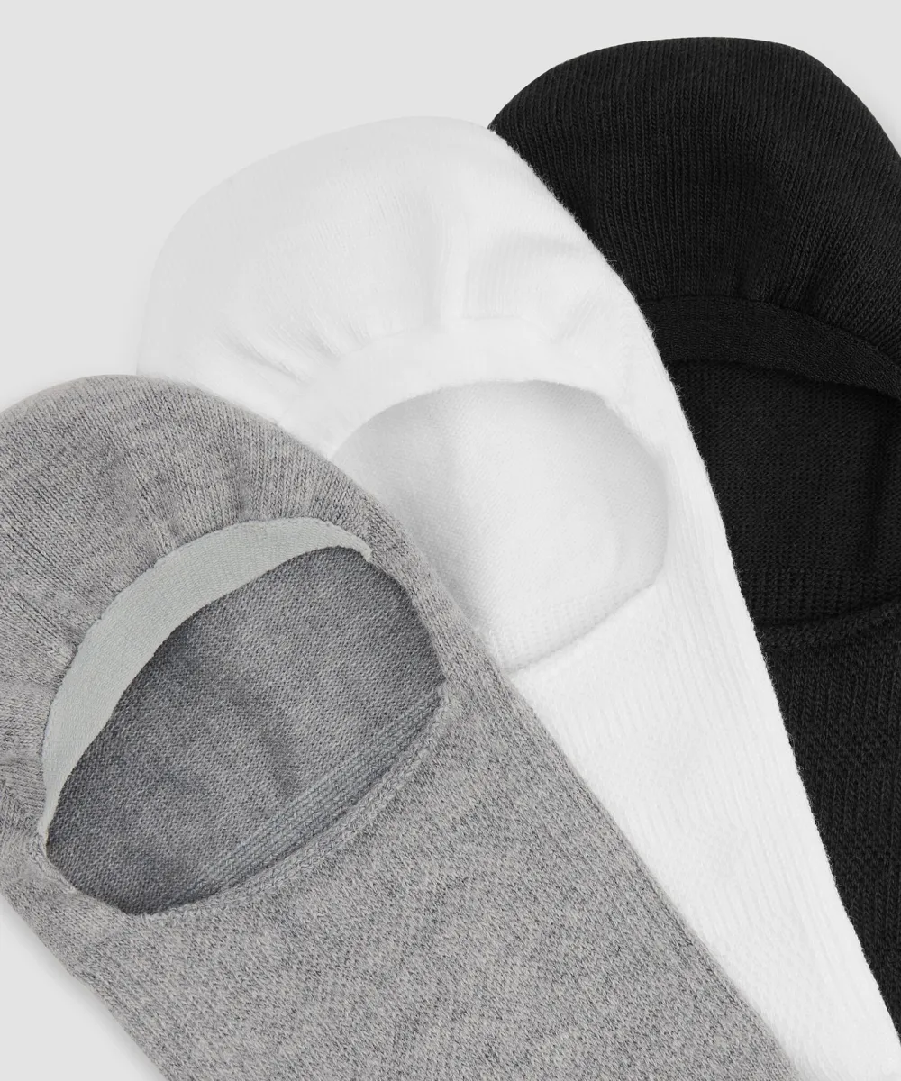 Casual Style Cotton Low-Profile Sock 3-Pack