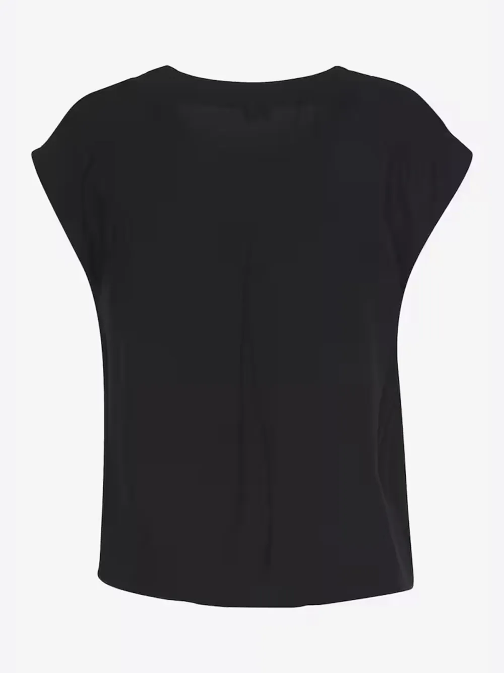 Plain Colored Casual Style Short Sleeve Blouses