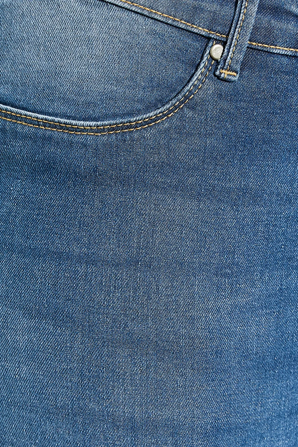 YOURS Curve Blue Distressed AVA Lift and Shape Stretch Skinny Jeans