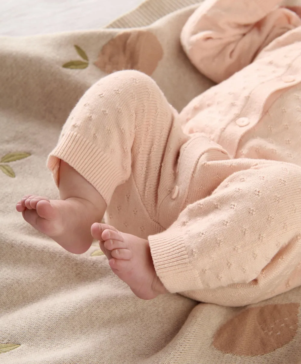 Knitted Romper - Pink