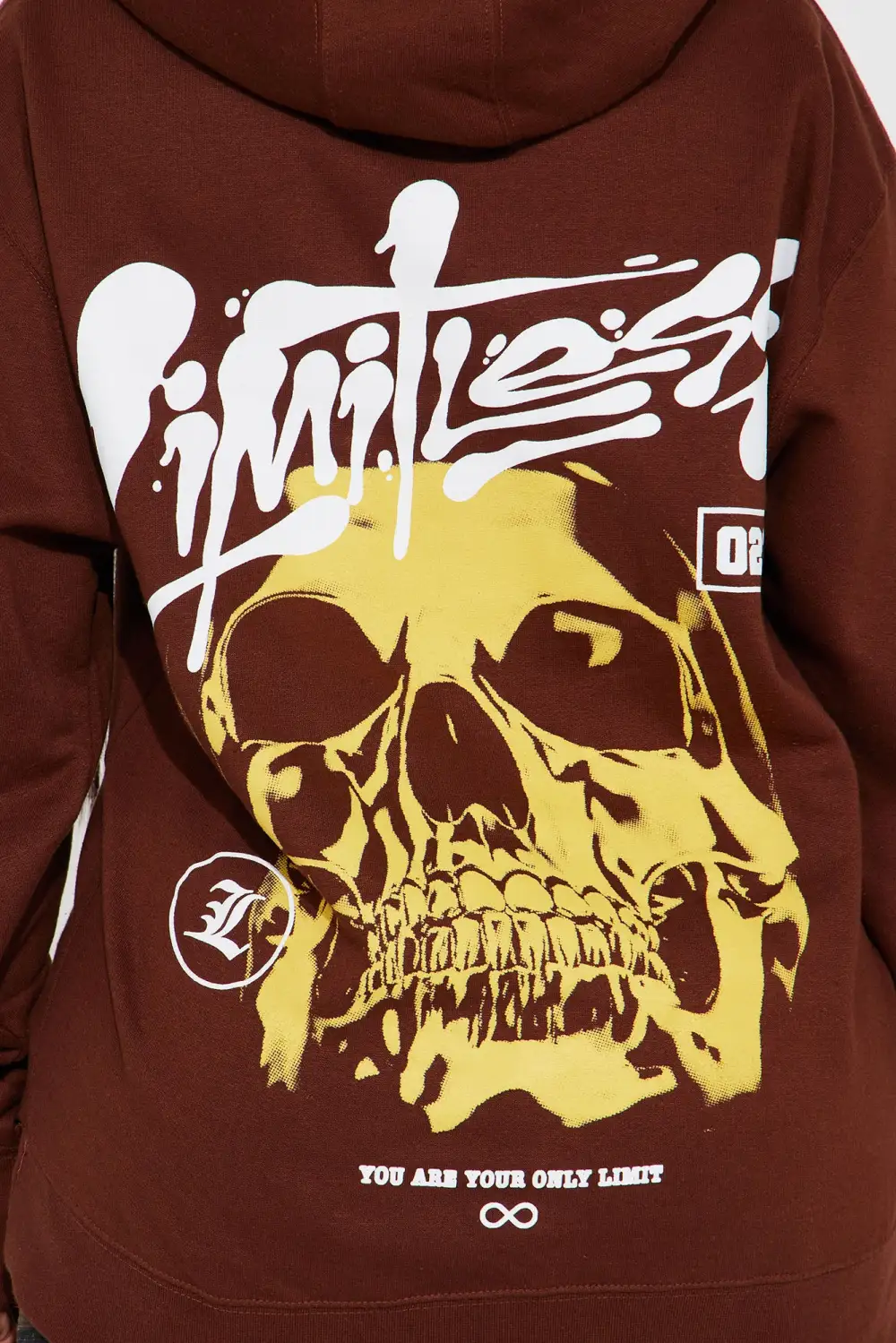 Limitless Graphic Hoodie - Brown