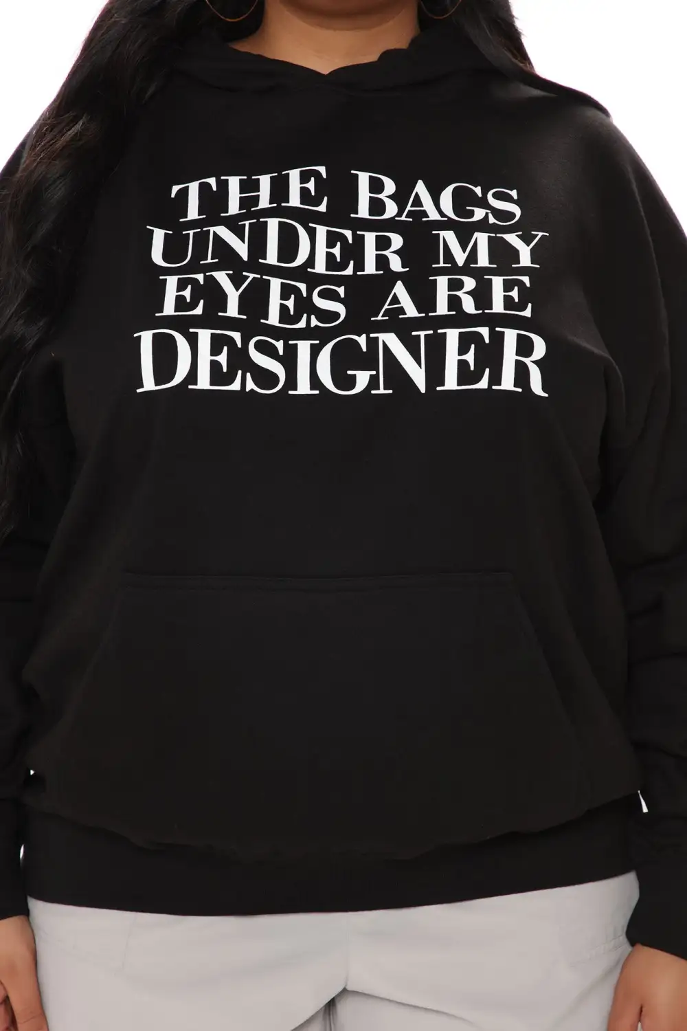 The Bags Are Designer Hoodie - Black