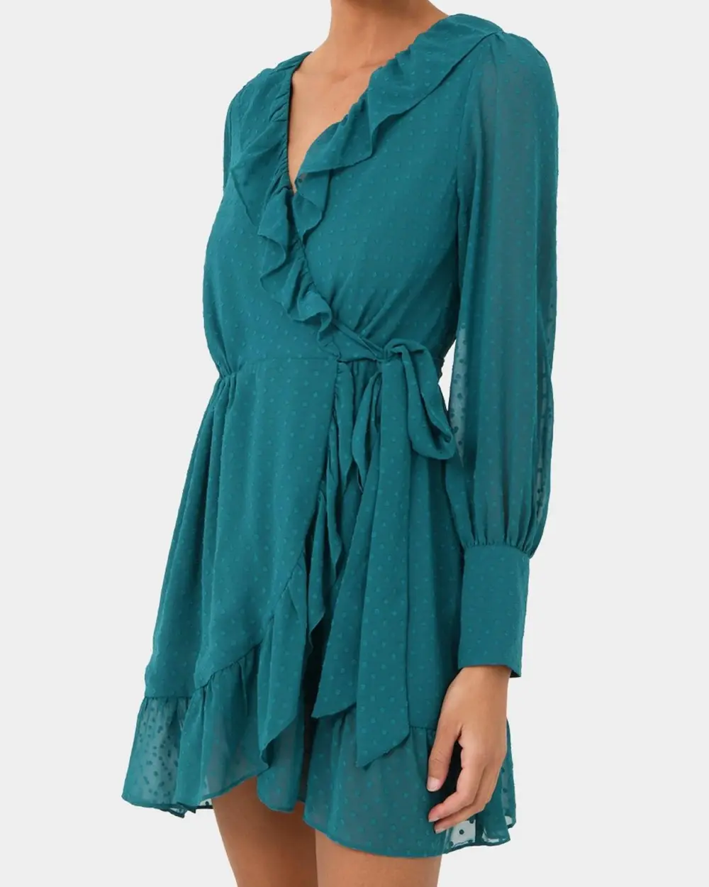 Savina Ruffle Mini Dress