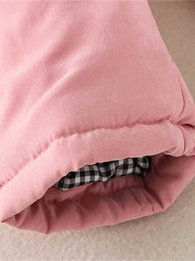 Women's Winter Coat Fleece Lined Parka Thermal Warm Windproof Puffer Jacket with Pocket Hooded Heated Jacket Fall Outerwear Drawstring Outdoor Street Fashion Casual Outerwear