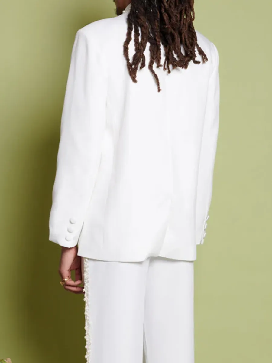 Easy Daily Outfit Pearl Blazer