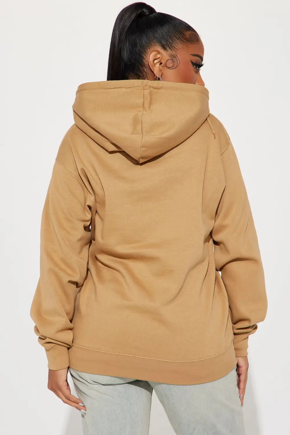 Don't Stop Hustling Hoodie - Taupe