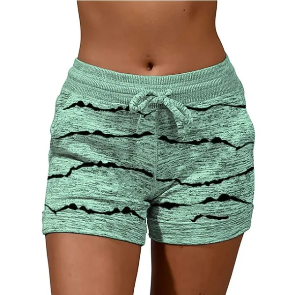 Women‘s Shorts Elastic Waist Soft Lounge Shorts Casual Shorts with Pocket