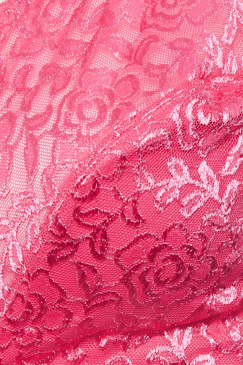 YOURS Curve Green Hi Shine Lace Non-Padded Non-Wired Full Cup Bra