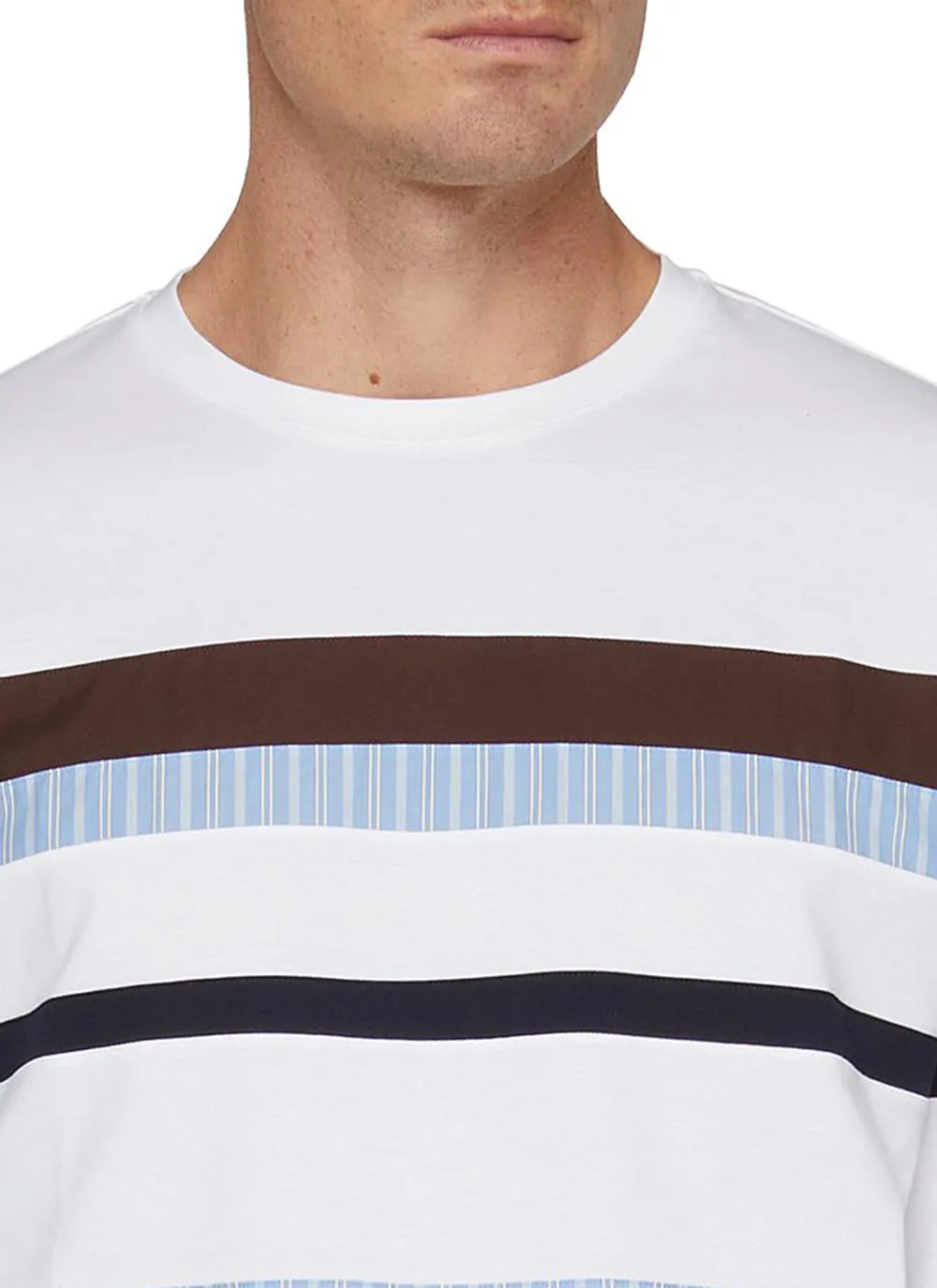 Simple White Stripes T-Shirts