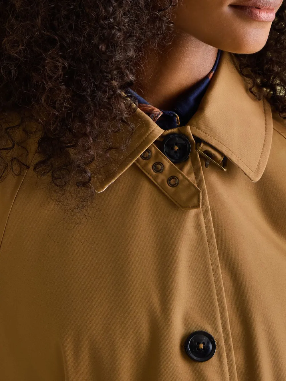 Brown Waterproof Belted Trench Coat