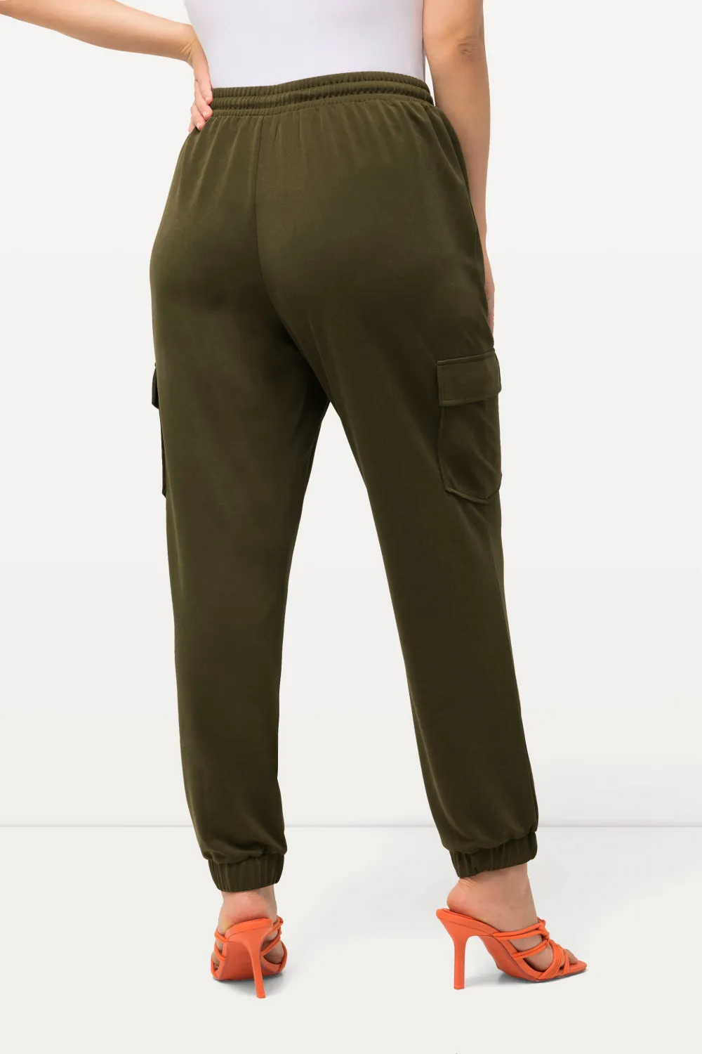 Parachute-Sweathose weites Bein Elastiksaum Modalmix