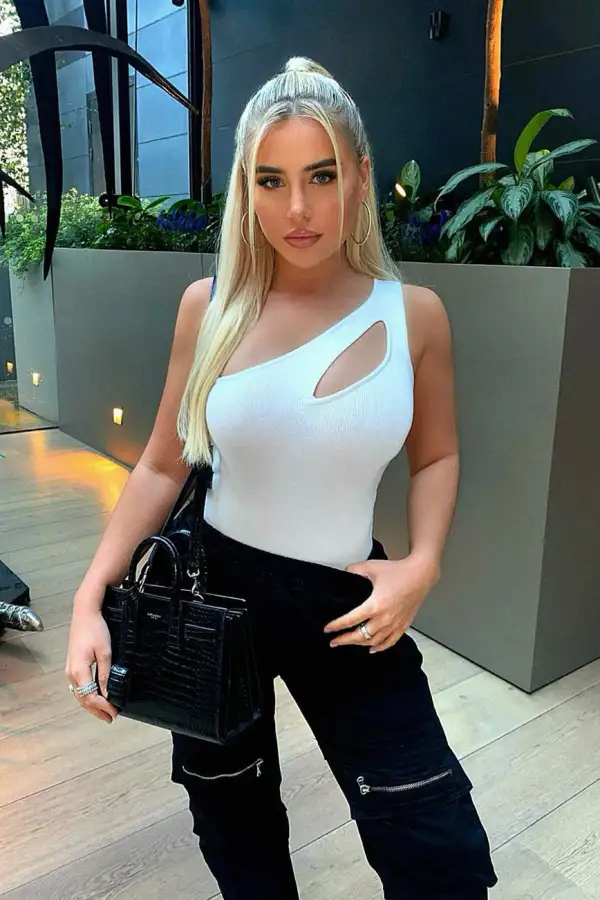 Carlie One Shoulder Bodysuit - Off White