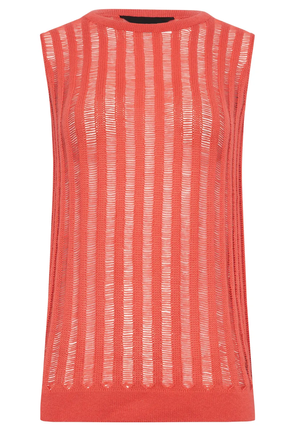 Round Neck Knitted Vest