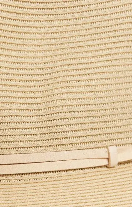 Natural Apricot Straw Hat