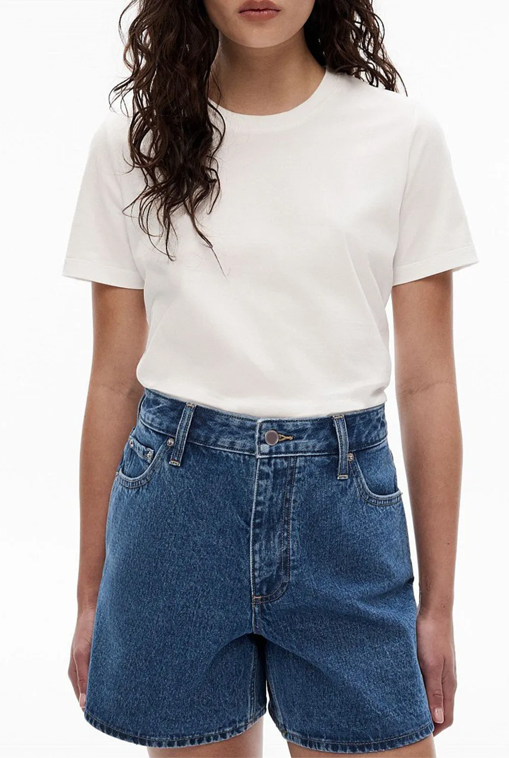 Solid Color Pure Cotton T-Shirt