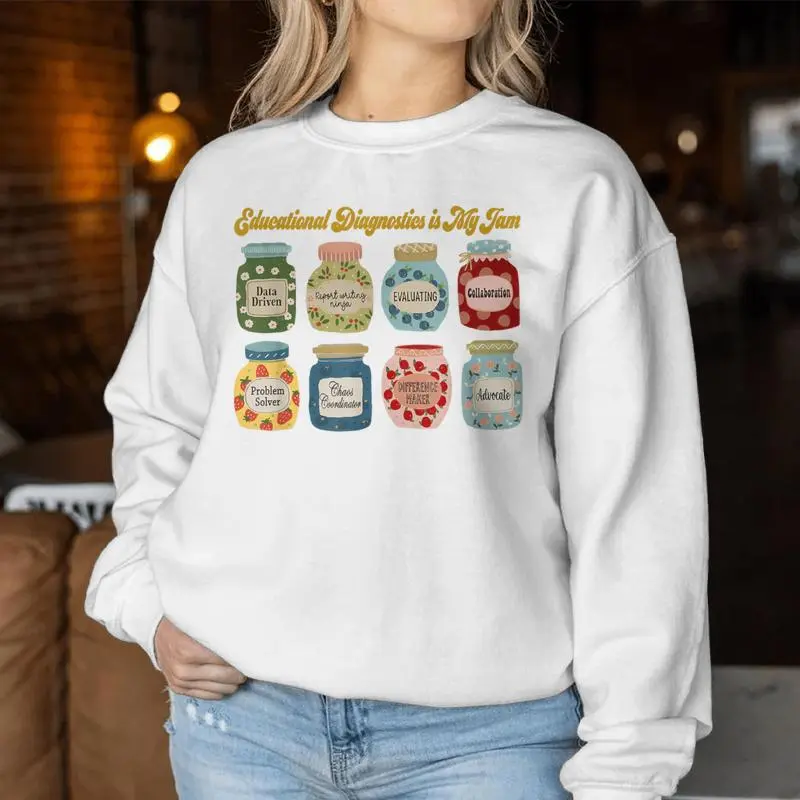 Educational Diagnostics Is My Jam Educational Diag Women Sweatshirt