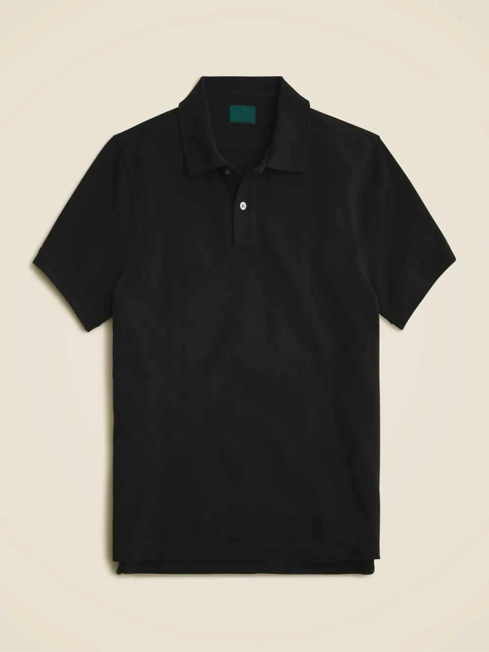 Black Short Sleeve Comfort Polo Shirt