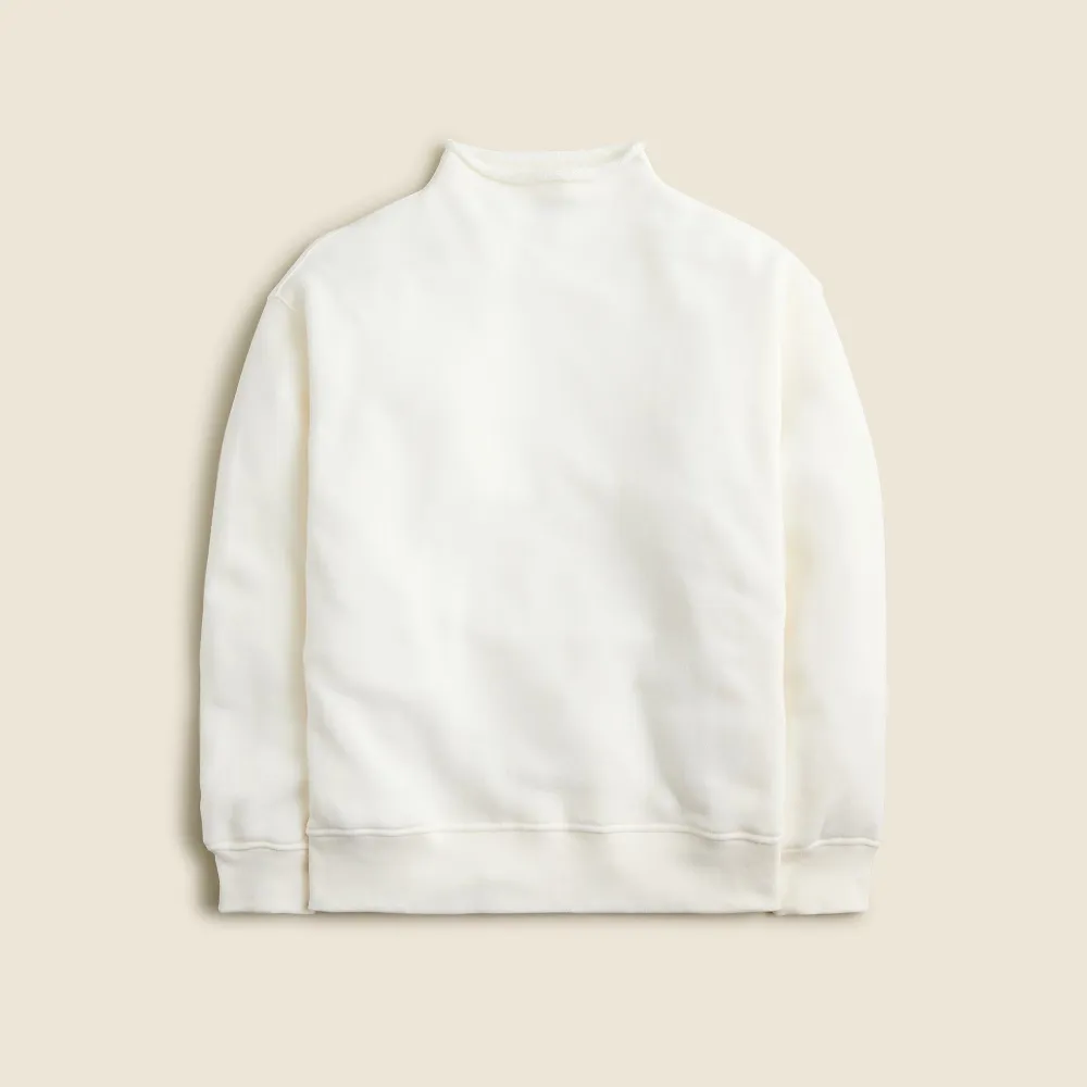 Cotton Terry Rollneck Sweatshirts