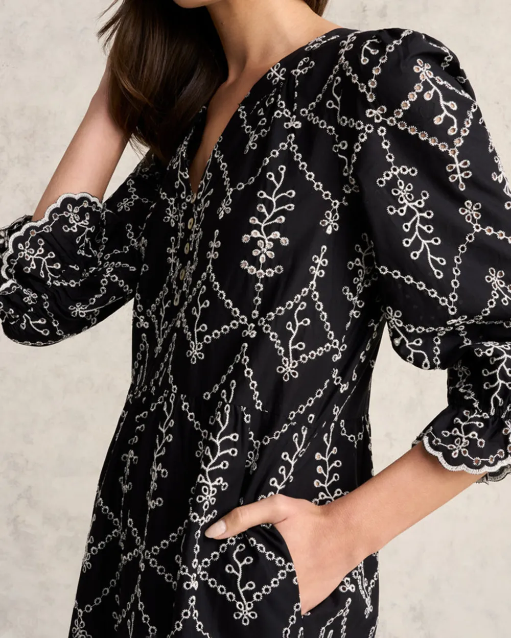 Cotton Broderie Dress