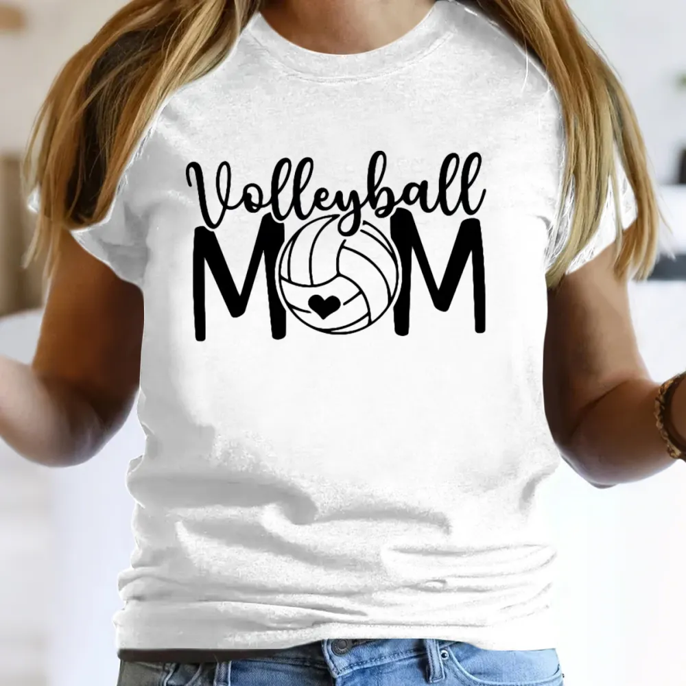 Volleyball Mom Shirt, Volleyball Tshirt, Game Day Shirt, Cool Mom Shirt, Sports Shirt, Gift for Mom, Volleyball Tees