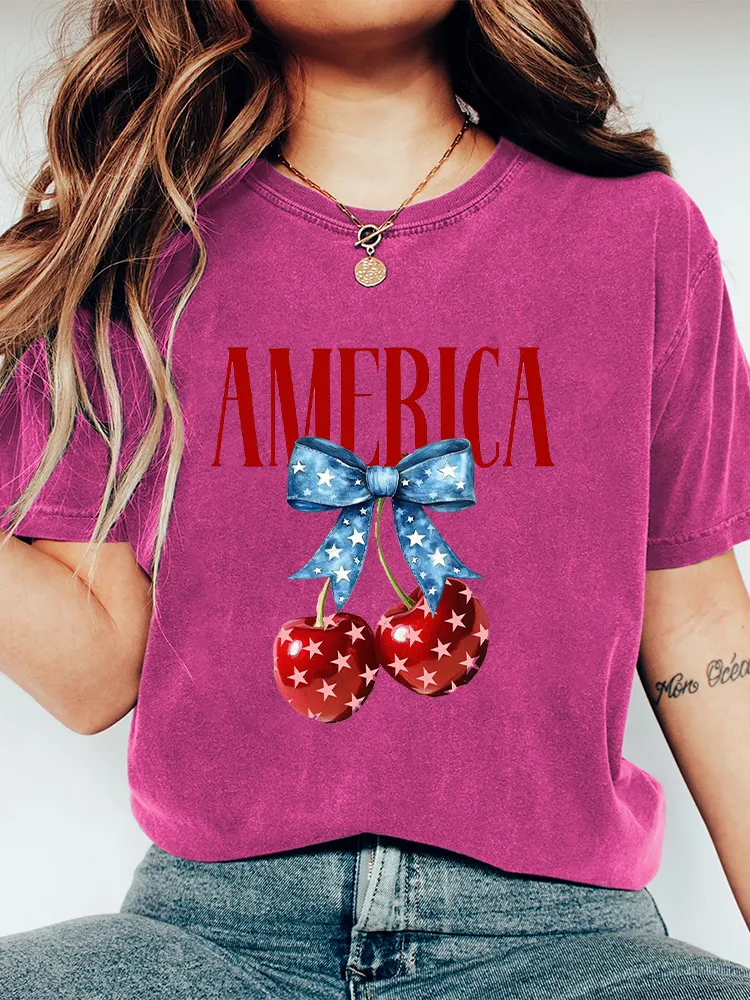 Women'S America Printed T-Shirt