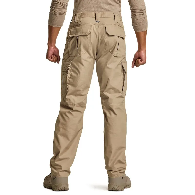 Men's Tactical Work Pants 9 Pockets Ripstop