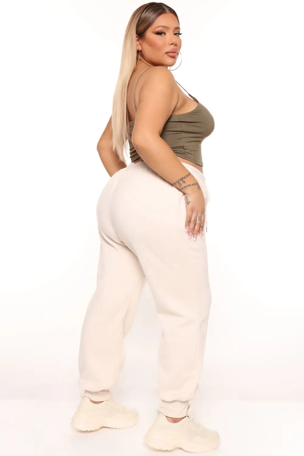 KiKi Cropped Top - Olive