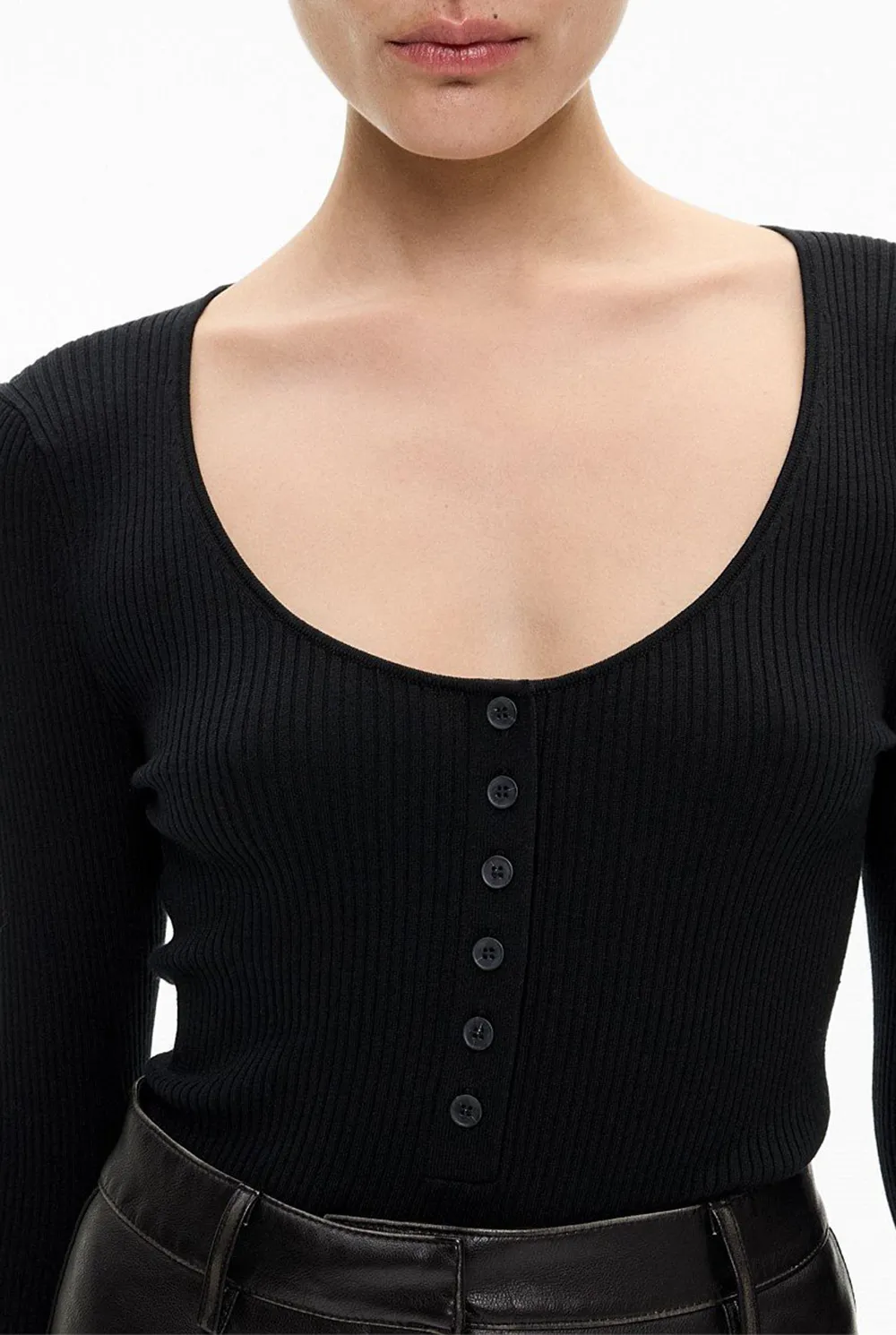 Black Exclusive Slim-Fit Sweater