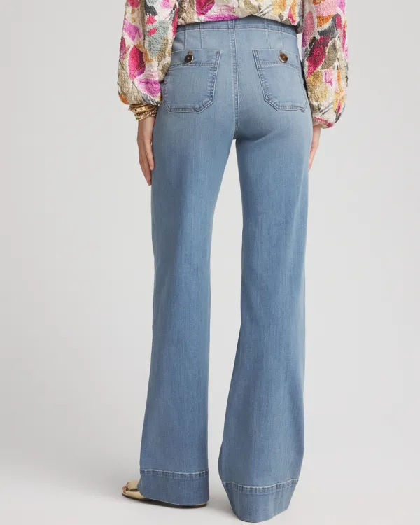 High Waisted Flared Jeans
