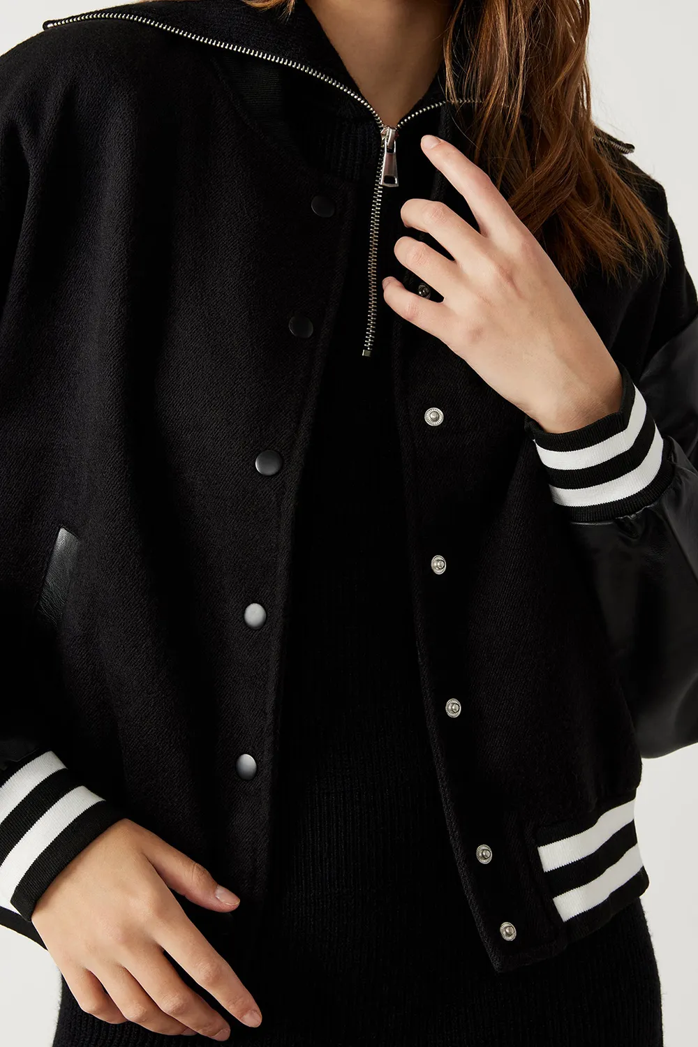VARSITY JACKET BLACK