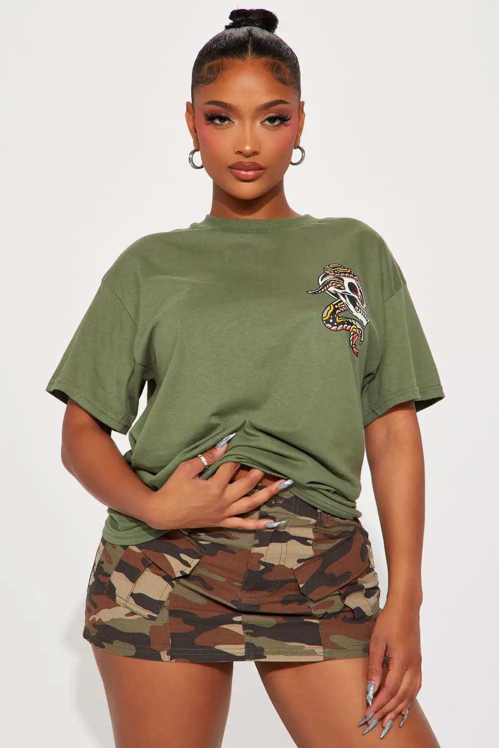 Live To Win Graphic Tee - Sage