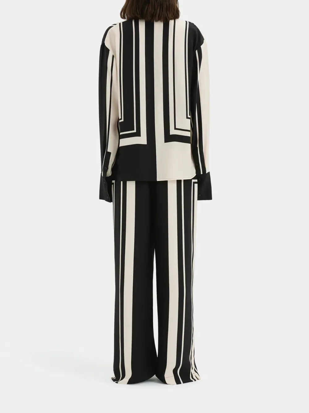 Casual Style Striped Trouser