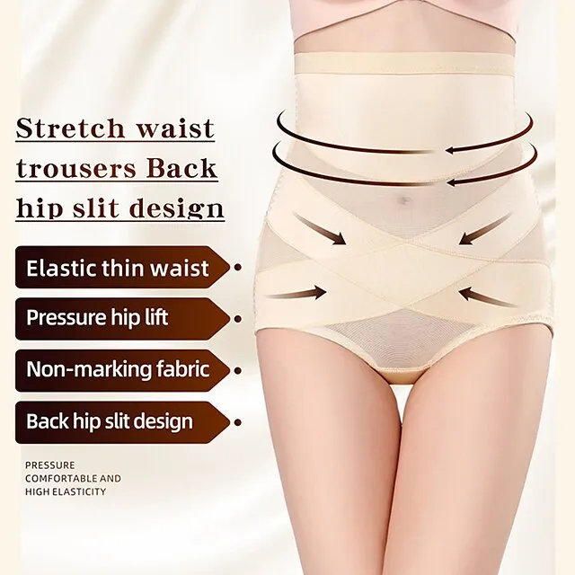 Corset Women's Control Panties Shapewears Office Party & Evening Running Gym Black Pink Apricot Sport Seamless Breathable Seamed Lace Up Tummy Control Push Up Basic Solid Color Spring & Summer Fall