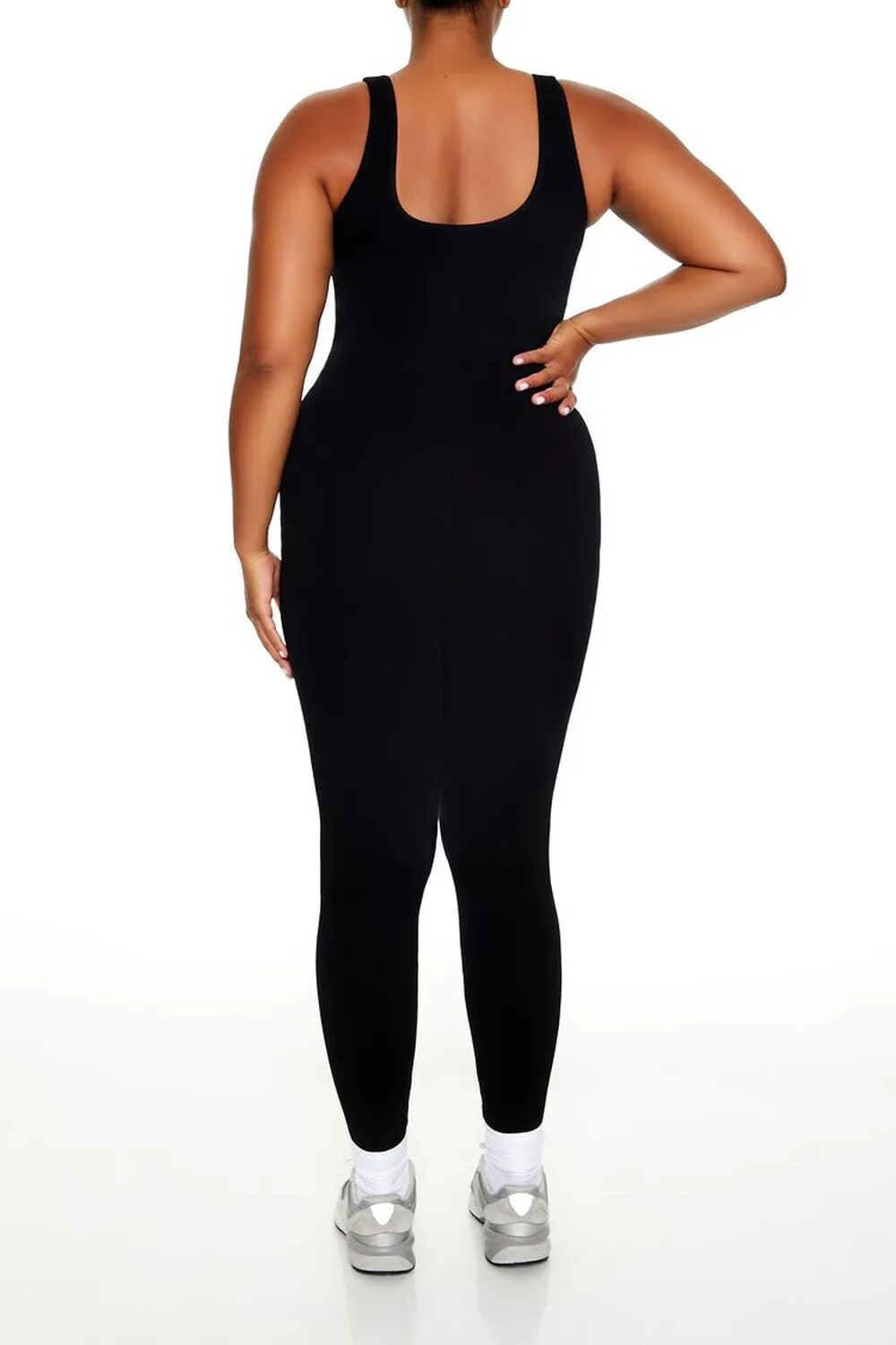 Plus Size Seamless Tank Jumpsuit