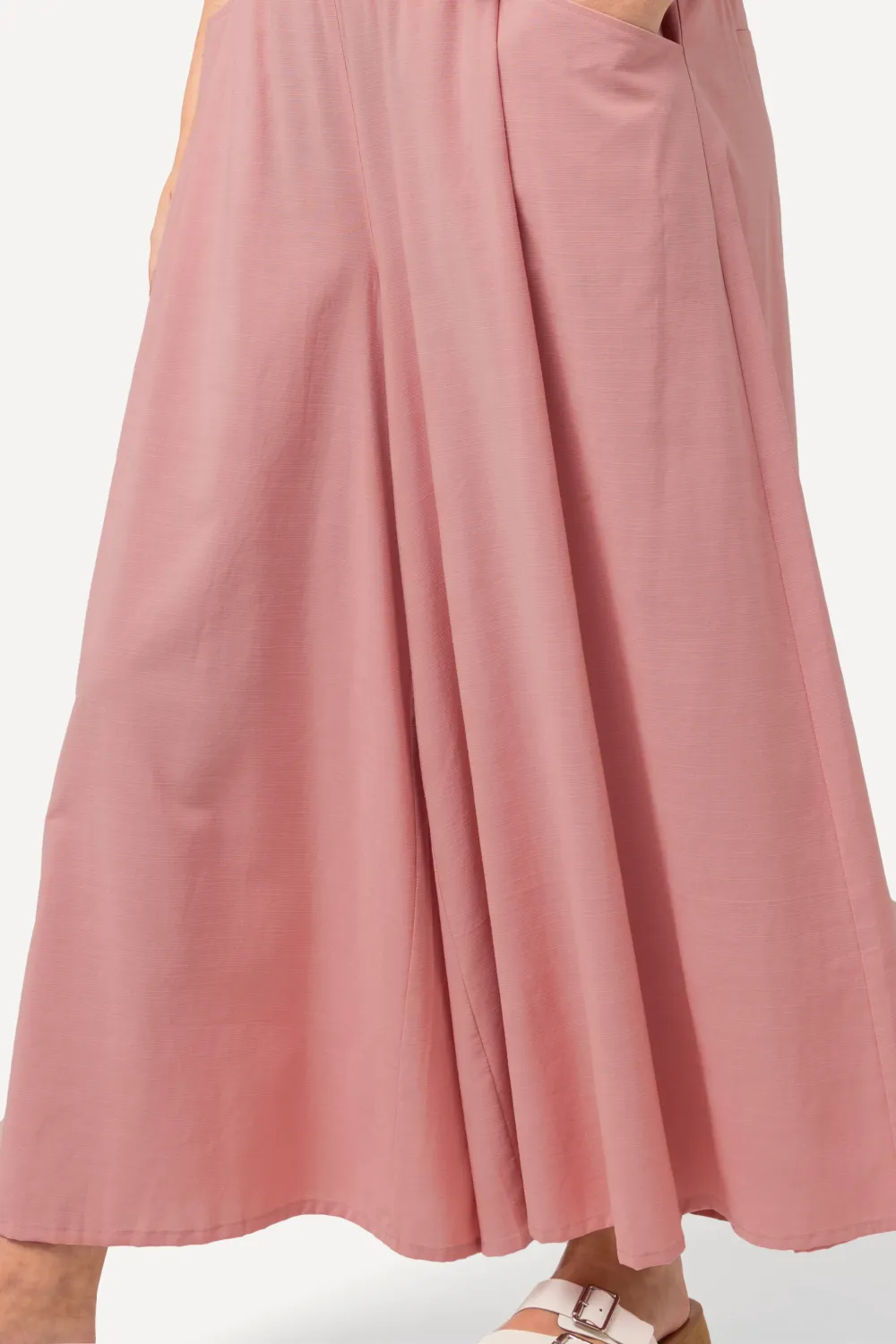 7/8-Hose weites Bein Elastikbund Biobaumwolle