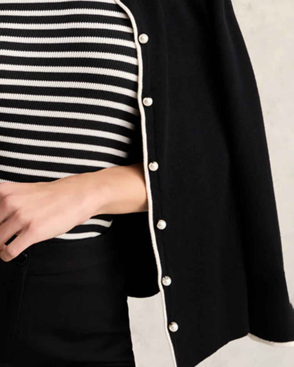 Stripe Boat Neck Tee