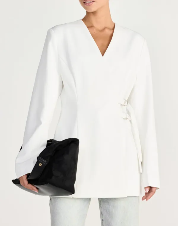 Versatile Casual Formal White Suit