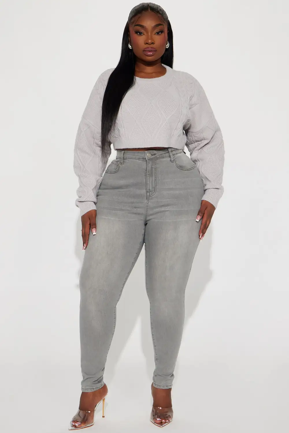 Promenade Dates Sweater - Grey