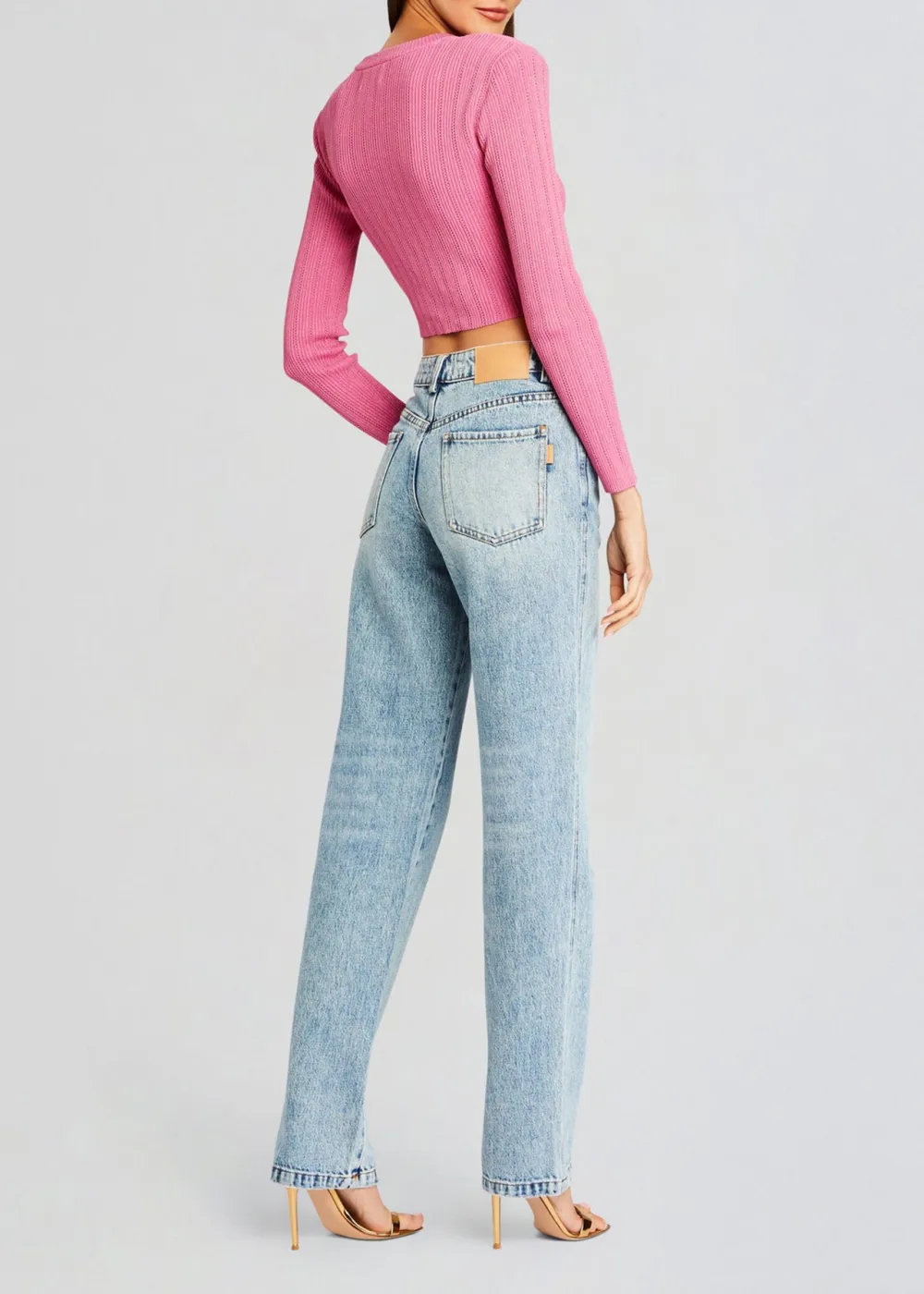 Knit Cropped Cardigan Jacket