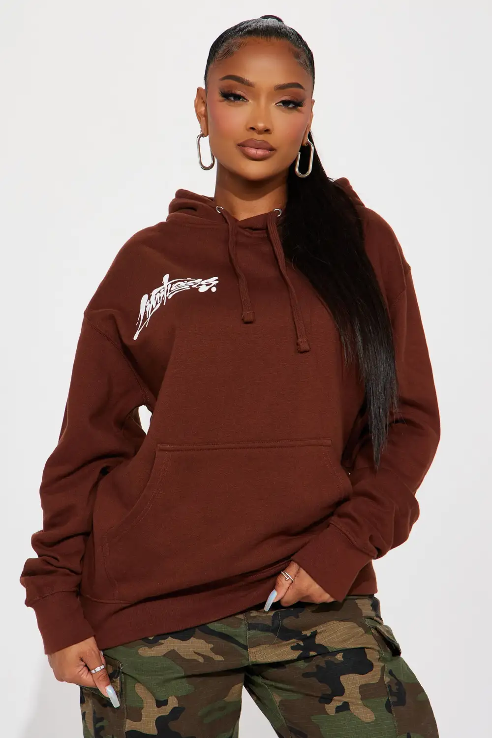 Limitless Graphic Hoodie - Brown