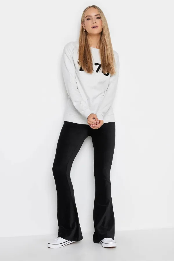 LTS Tall Black Cord Kick Flare Leggings